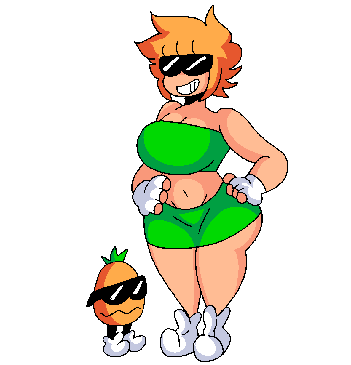 Pineapple Toppin (Pizza Tower) Rule 34 Image