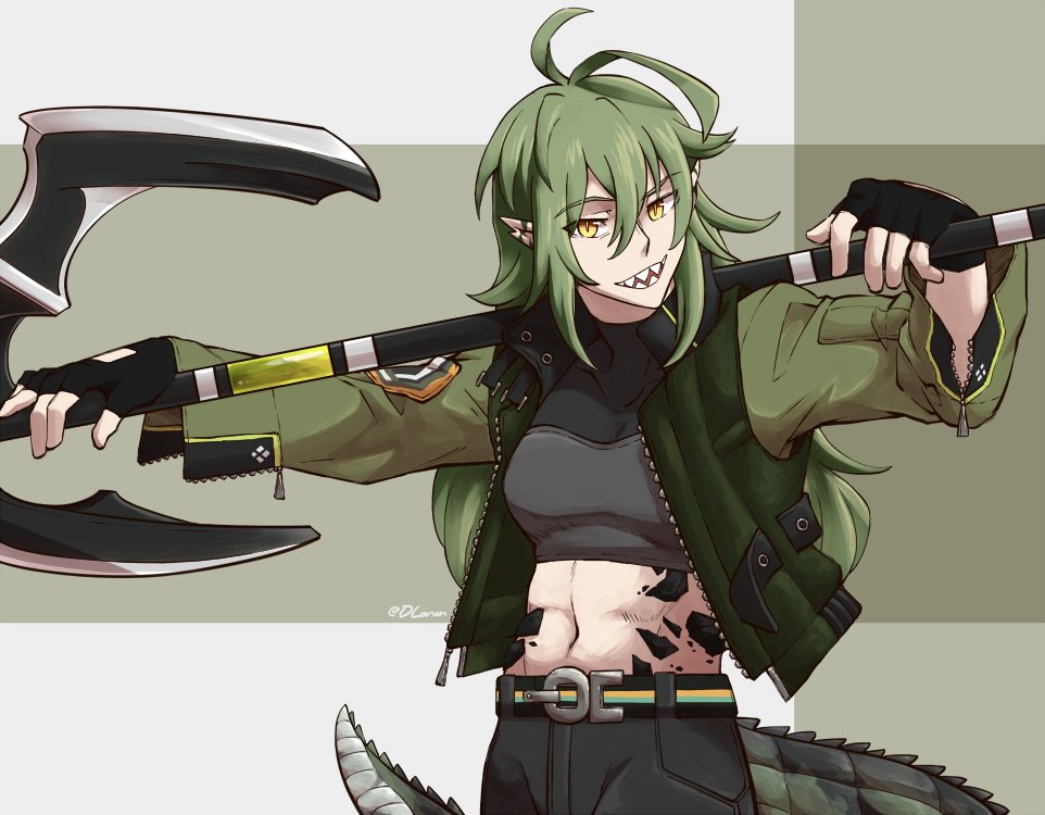 Gavial (Arknights) Rule 34 Image