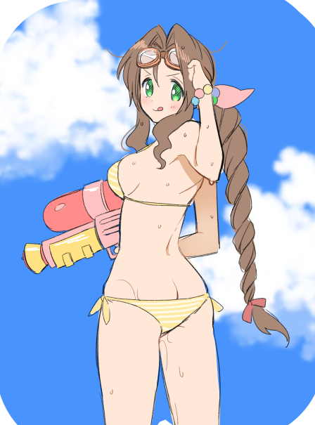 Aerith Gainsborough (Final Fantasy) Rule 34 Image