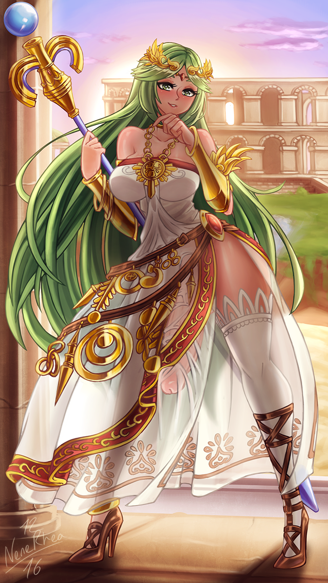 Palutena (Kid Icarus) Rule 34 Image