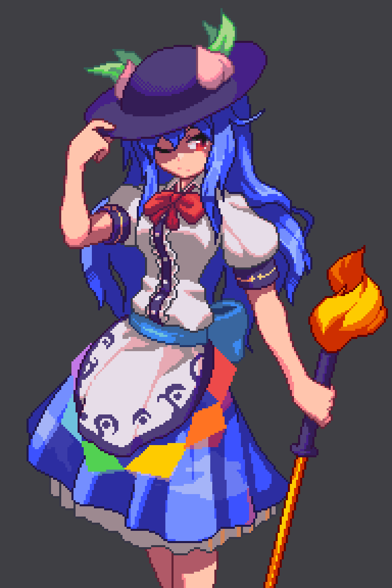 Hinanawi Tenshi (Touhou) Rule 34 Image