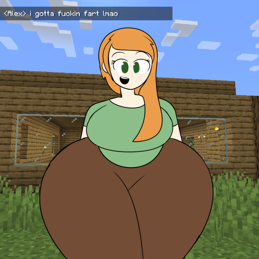 Alex (Minecraft) Rule 34 Image