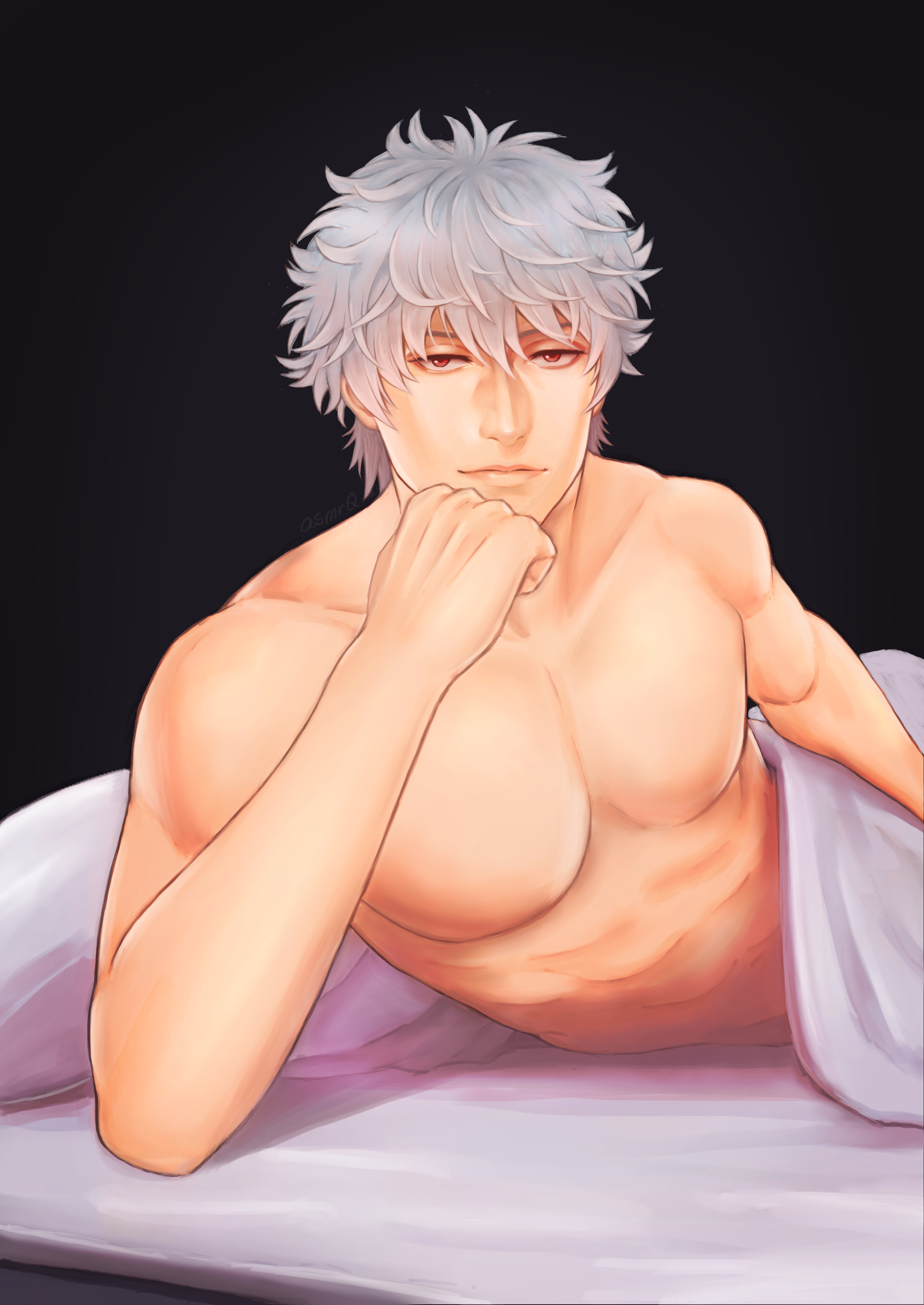 Gintoki Sakata (Gintama) Rule 34 Image