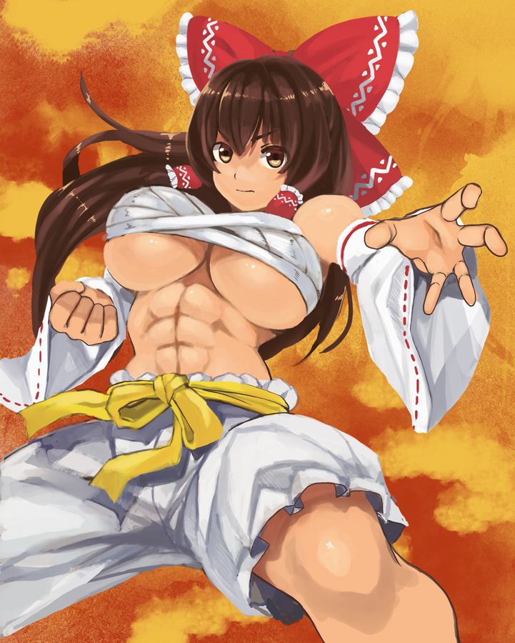 Hakurei Reimu (Cookie (Touhou)) Rule 34 Image