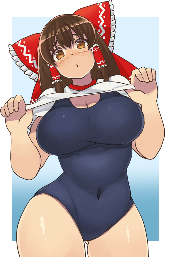 Hakurei Reimu (Cookie (Touhou)) Rule 34 Image