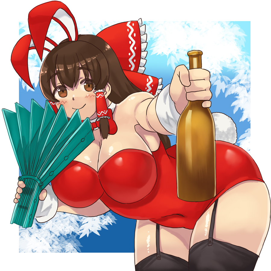 Hakurei Reimu (Cookie (Touhou)) Rule 34 Image