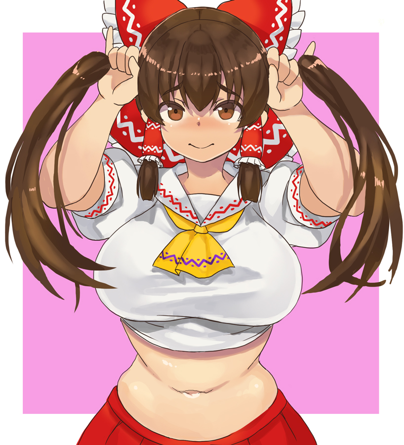 Hakurei Reimu (Cookie (Touhou)) Rule 34 Image