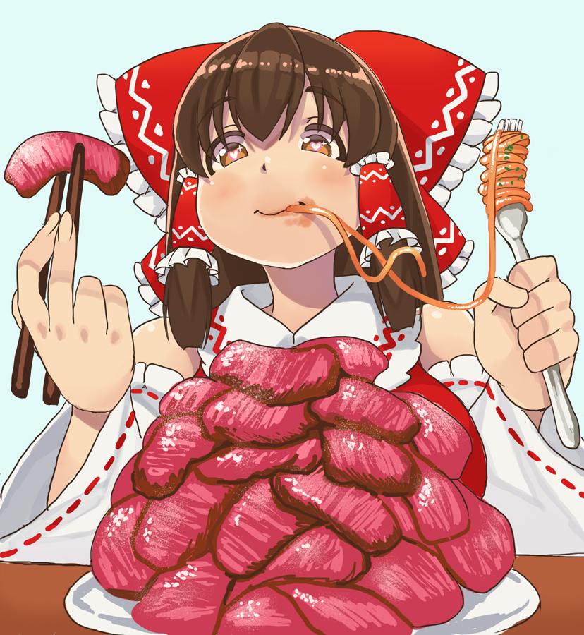 Hakurei Reimu (Cookie (Touhou)) Rule 34 Image