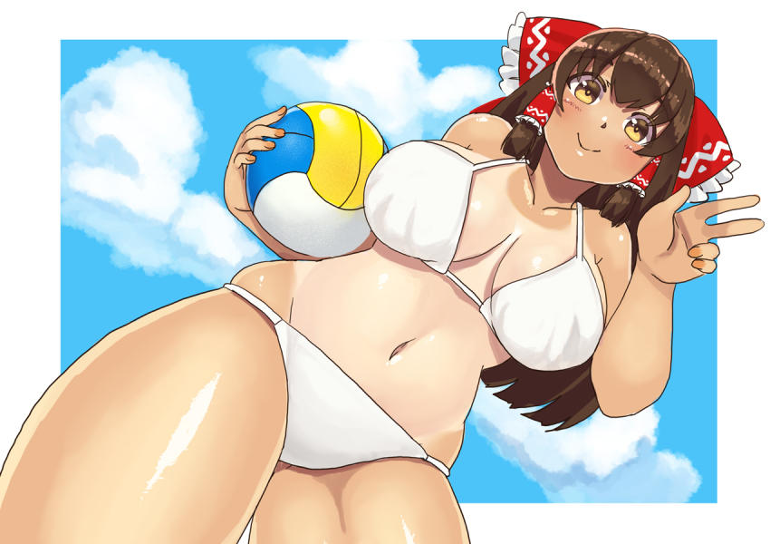 Hakurei Reimu (Cookie (Touhou)) Rule 34 Image