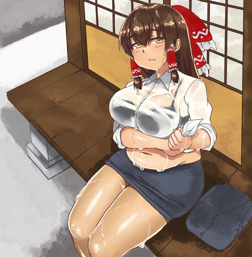 Hakurei Reimu (Cookie (Touhou)) Rule 34 Image