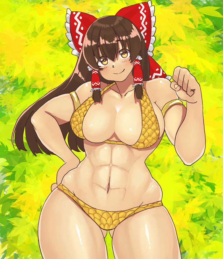 Hakurei Reimu (Cookie (Touhou)) Rule 34 Image