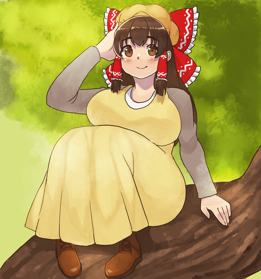Hakurei Reimu (Cookie (Touhou)) Rule 34 Image