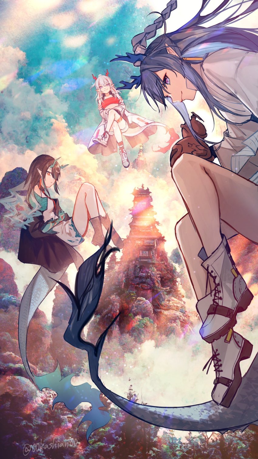 Dusk (Arknights) Rule 34 Image