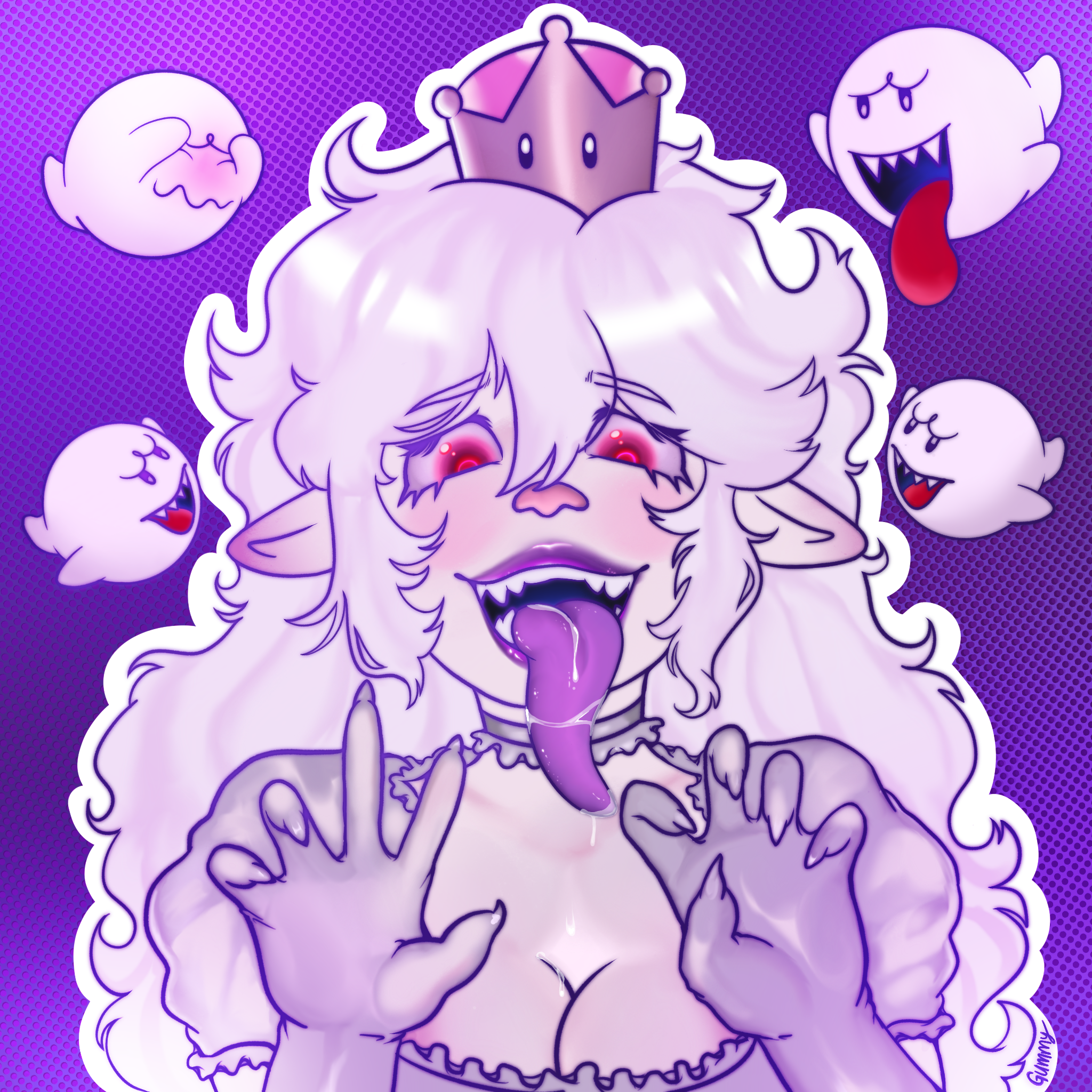 Boo (Mario) Rule 34 Image