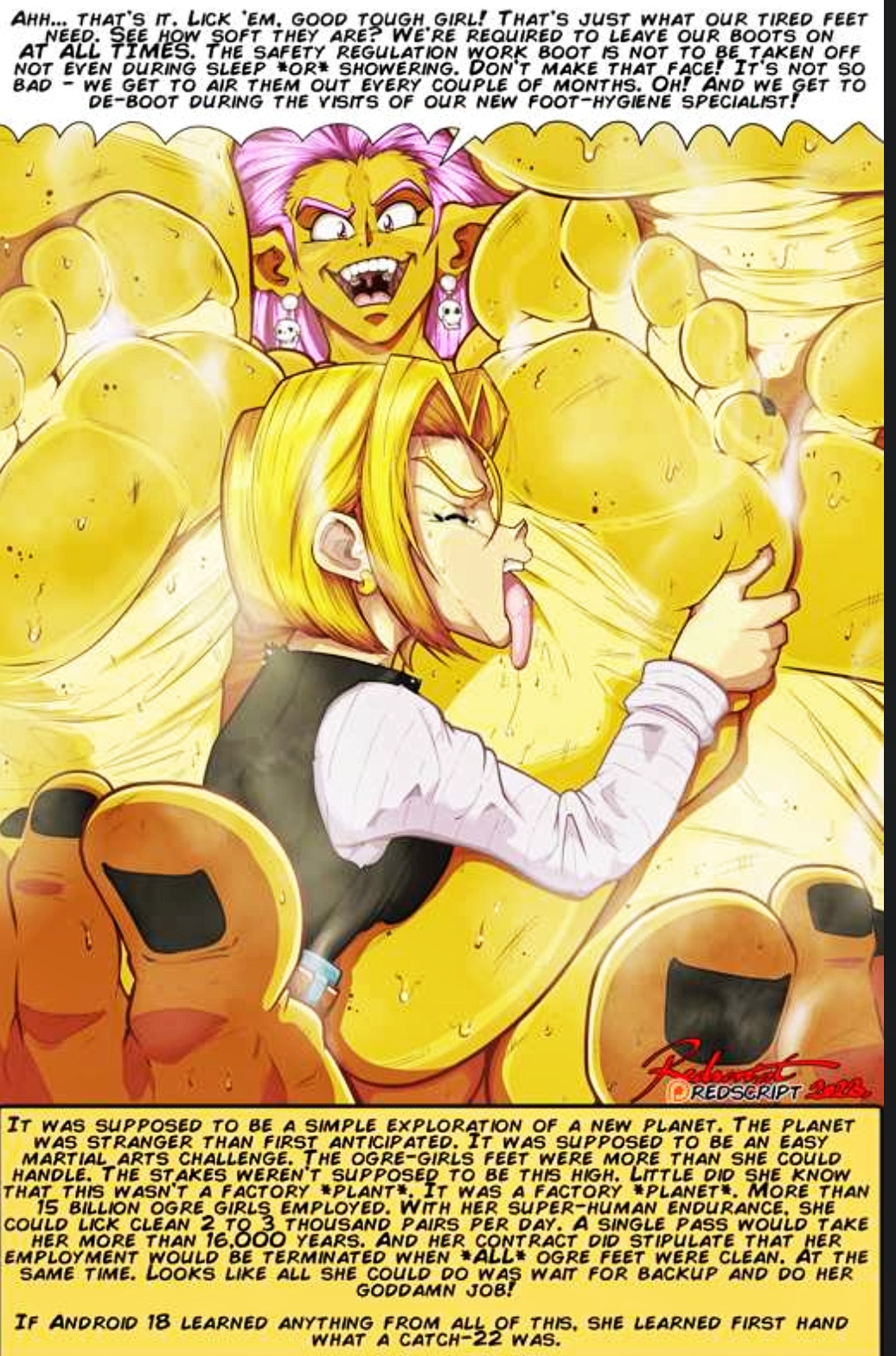 Android 18 (Dragon Ball) Rule 34 Image
