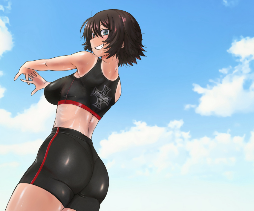 Hida Ema (Girls Und Panzer) Rule 34 Image