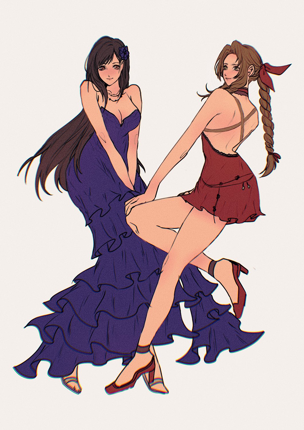 Aerith Gainsborough (Final Fantasy) Rule 34 Image