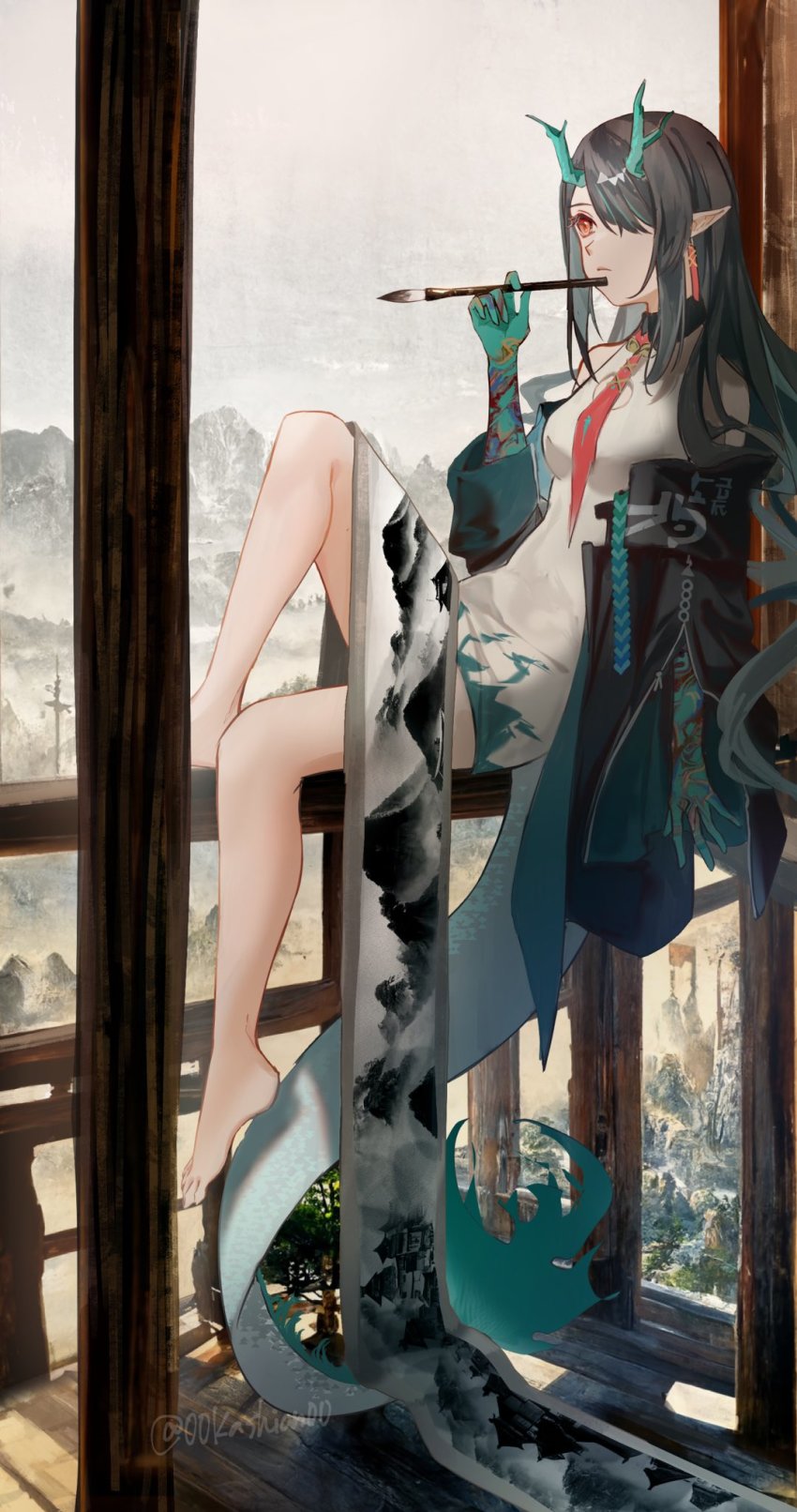Dusk (Arknights) Rule 34 Image