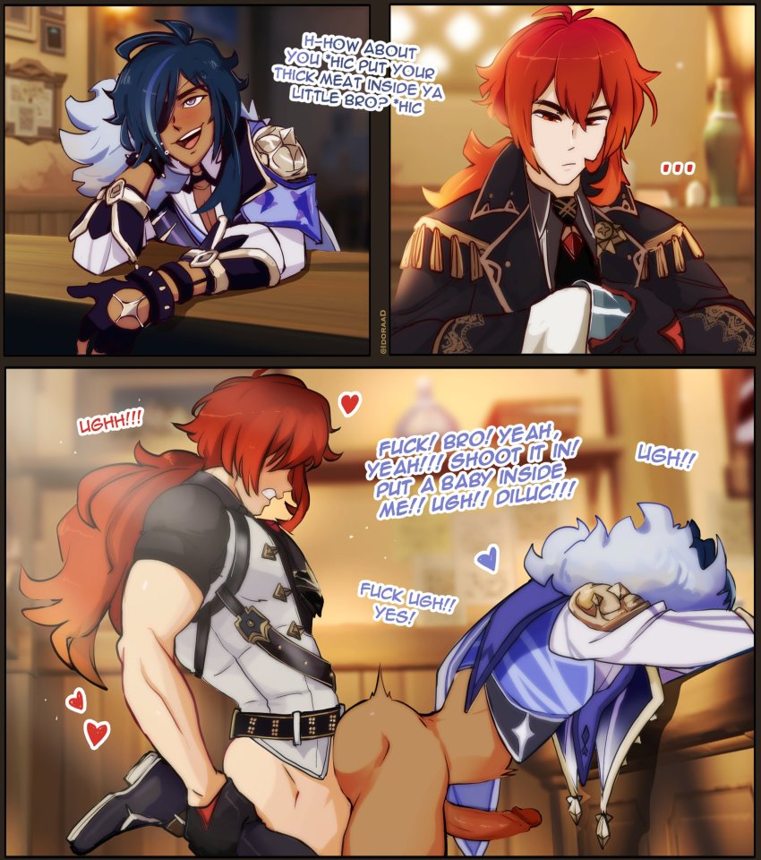 Diluc (Genshin Impact) Rule 34 Image
