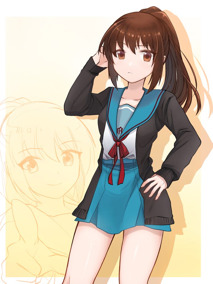 Kyonko (Suzumiya Haruhi No Yuuutsu) Rule 34 Image