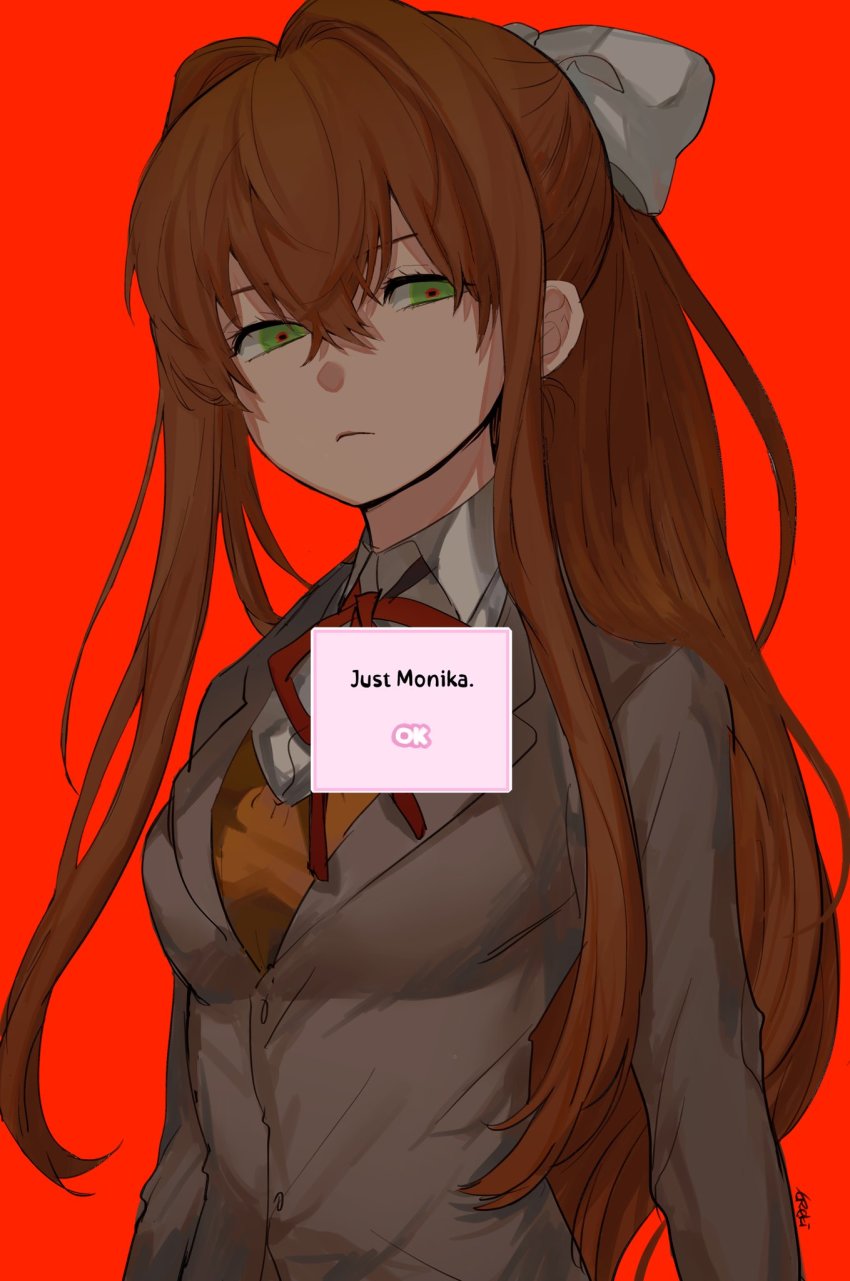 Monika (Doki Doki Literature Club) Rule 34 Image