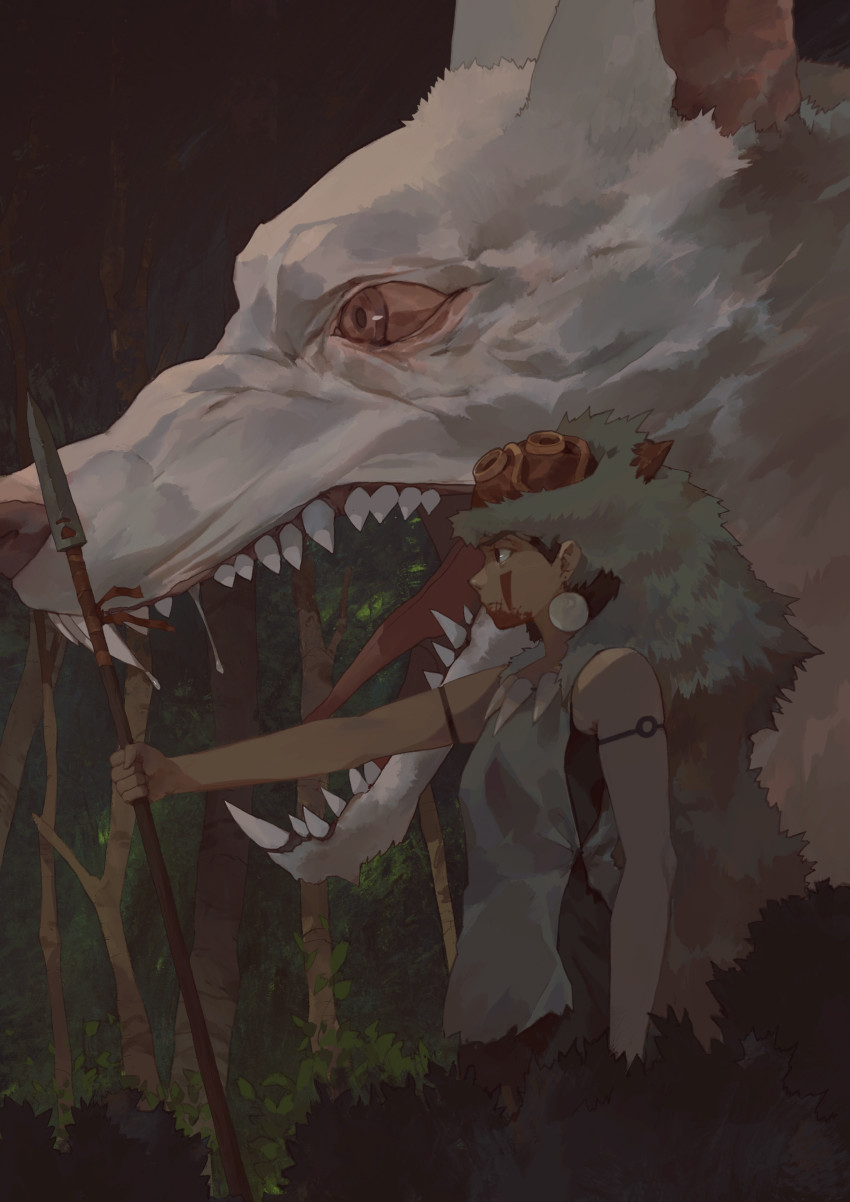 Moro (Mononoke Hime) Rule 34 Image