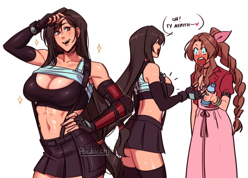 Aerith Gainsborough (Final Fantasy) Rule 34 Image