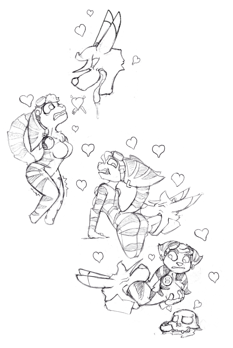 Rivet (Ratchet And Clank) Rule 34 Image
