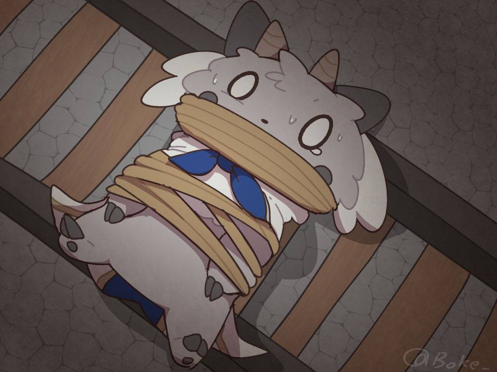 Tied Up (Nonsexual) Rule 34 Image