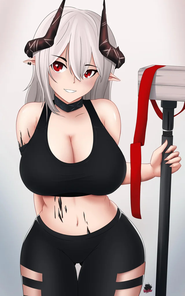 Mudrock (Arknights) Rule 34 Image