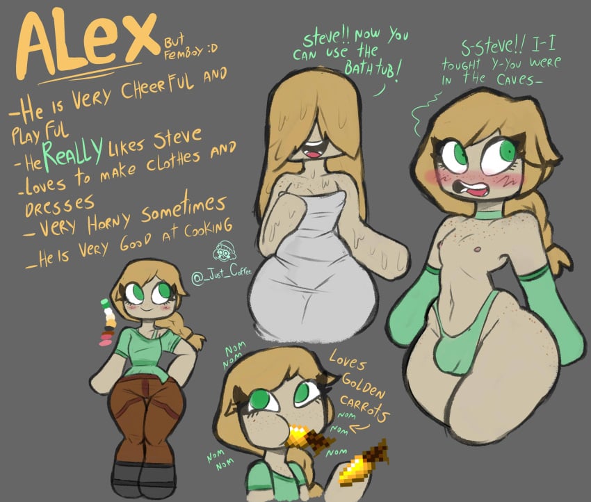 Alex (Minecraft) Rule 34 Image