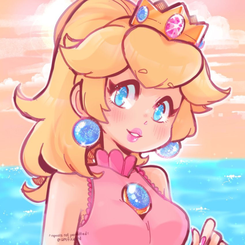 Princess Peach (Mario (Series)) Rule 34 Image
