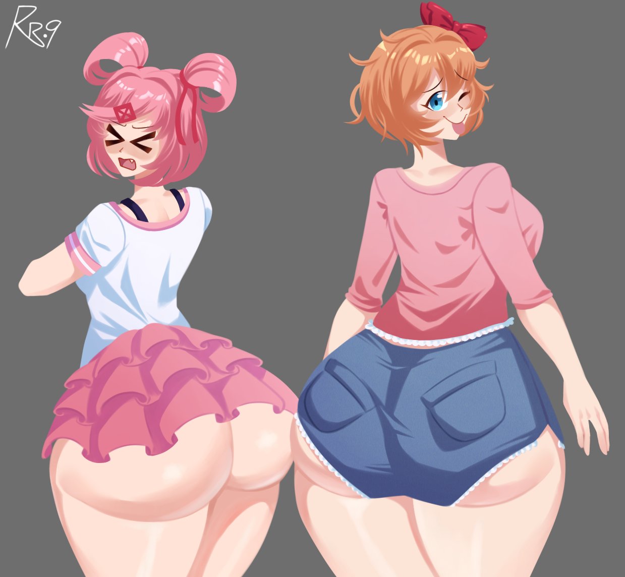 Natsuki (Doki Doki Literature Club) Rule 34 Image