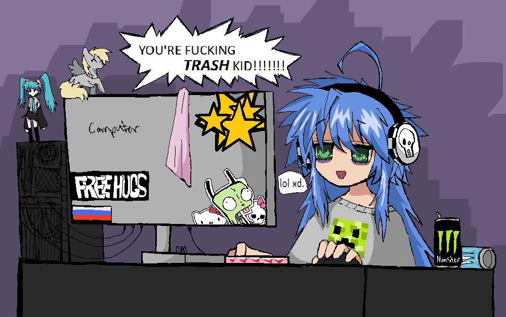 Creeper (Hello Kitty) Rule 34 Image