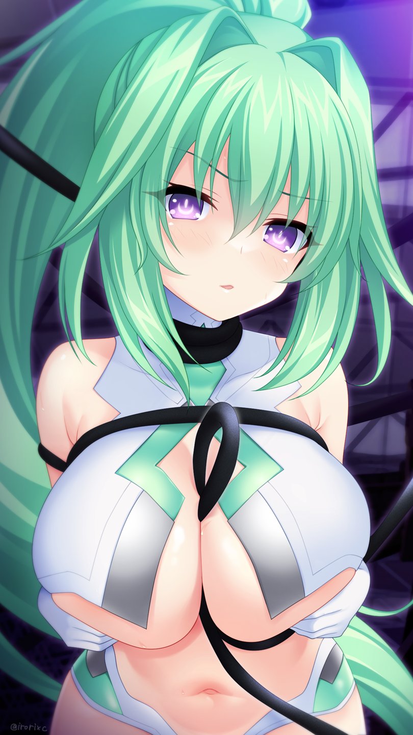 Green Heart (Neptunia (Series)) Rule 34 Image