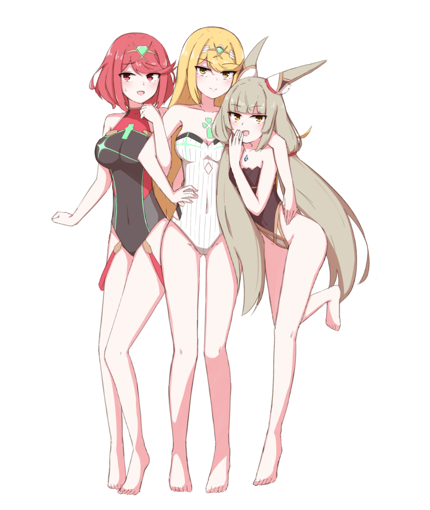 Mythra (Radiant Beach) (Xenoblade) Rule 34 Image