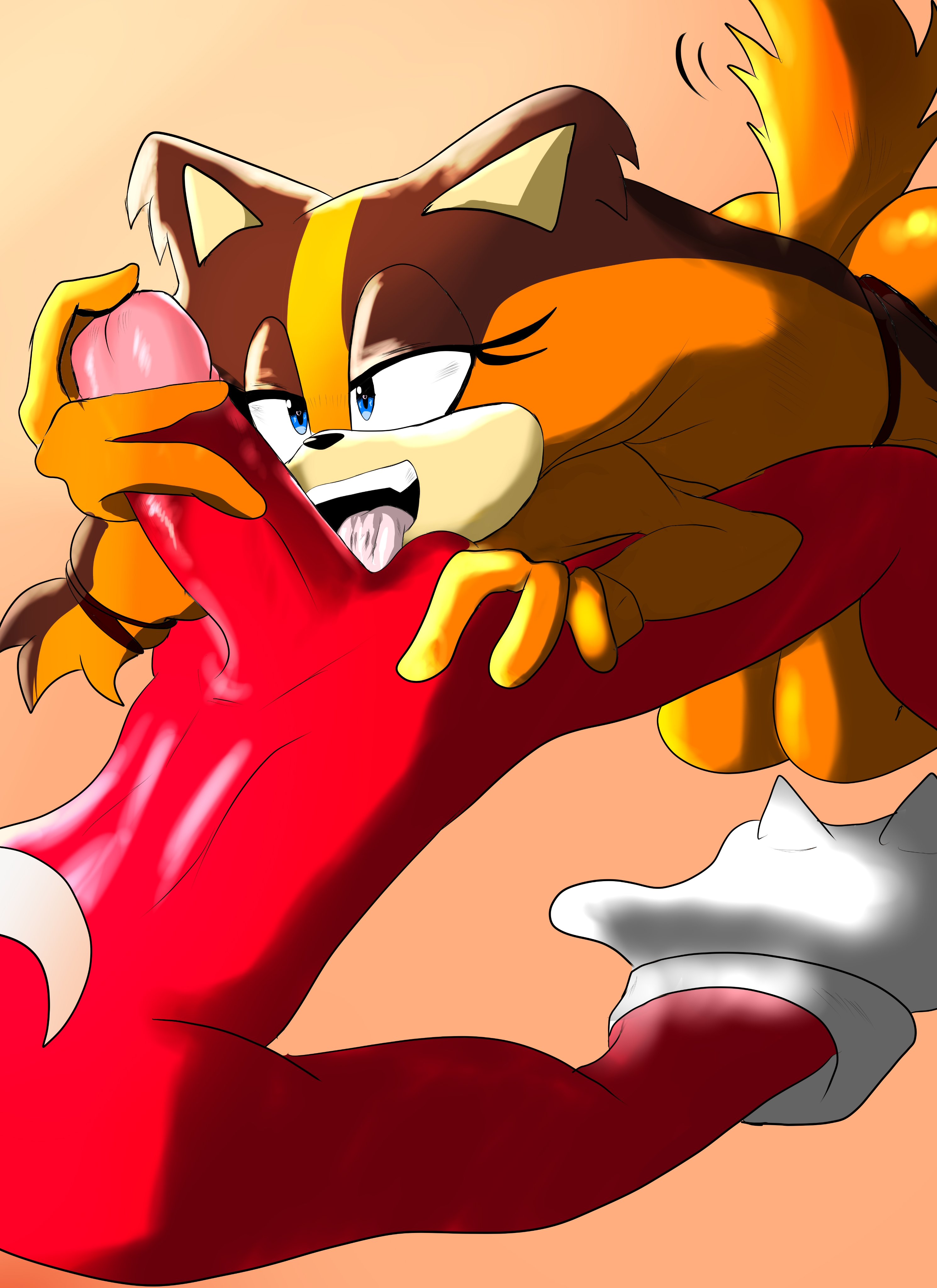 Knuckles The Echidna (Sega) Rule 34 Image