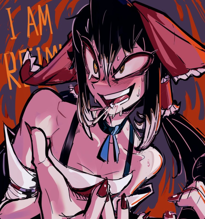 Hakurei Reimu (Cookie (Touhou)) Rule 34 Image