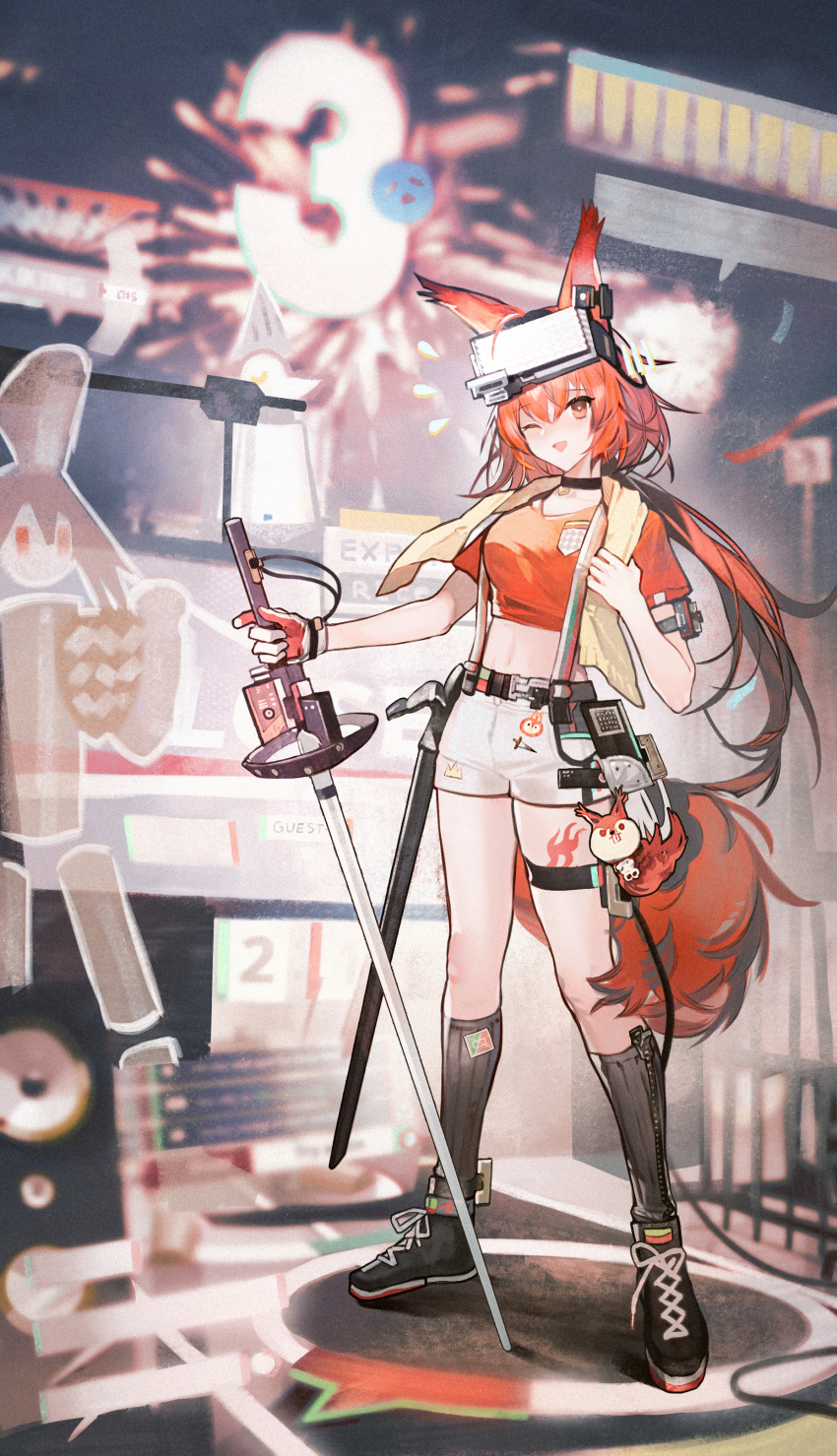 Flametail (Arknights) Rule 34 Image