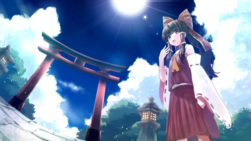 Hakurei Reimu (Touhou) Rule 34 Image