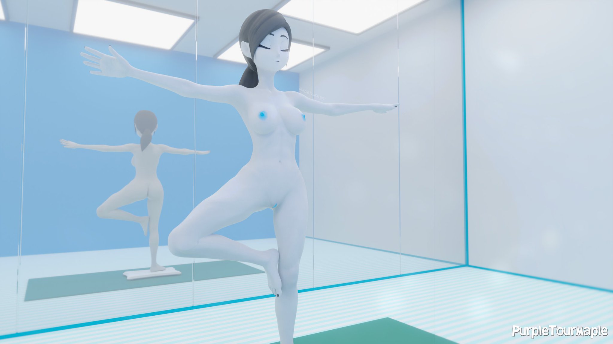 Wii Fit Trainer (Wii Fit) Rule 34 Image