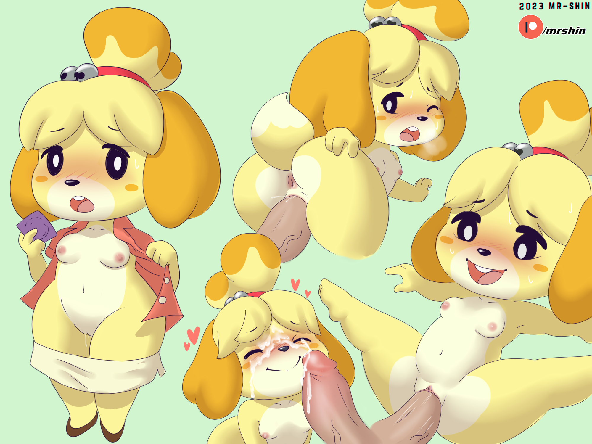 Isabelle (Animal Crossing) Rule 34 Image