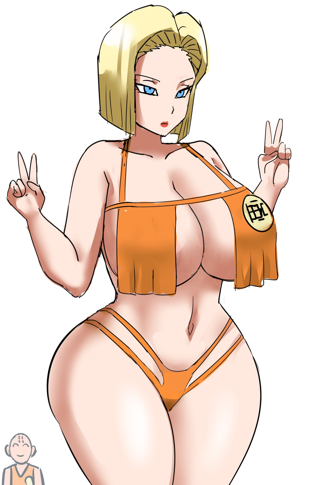 Android 18 (Dragon Ball) Rule 34 Image