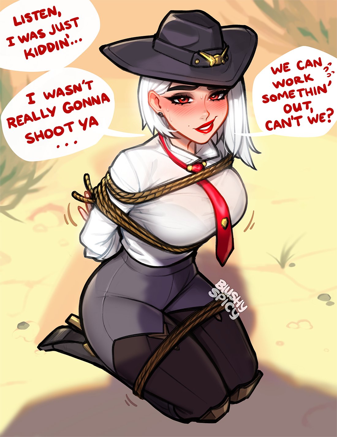 Ashe (Overwatch) Rule 34 Image