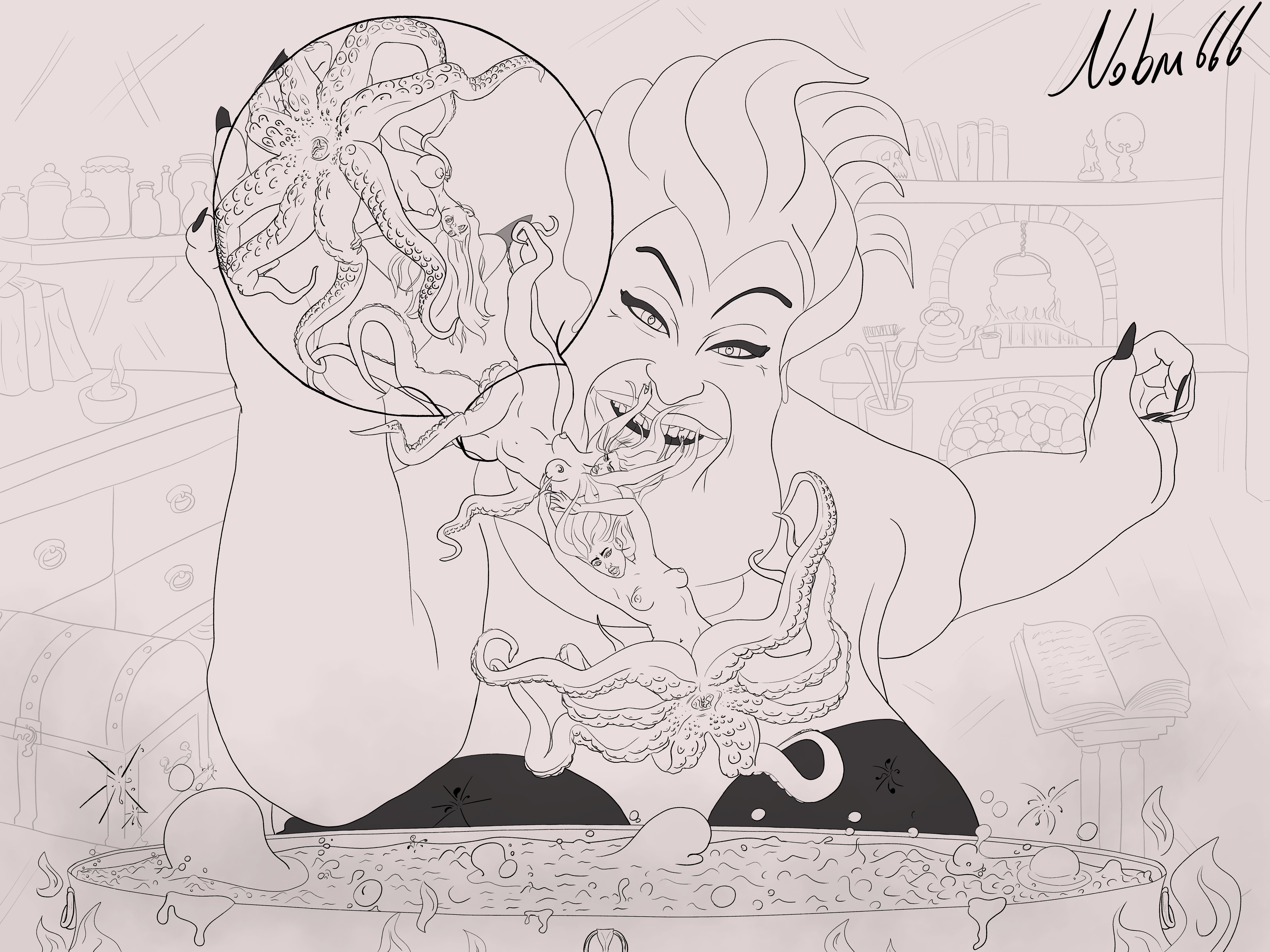Ursula (The Little Mermaid) Rule 34 Image