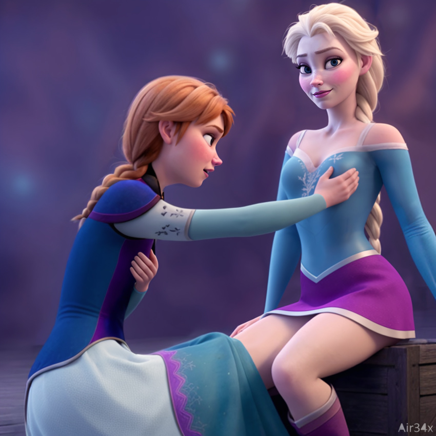 Anna (Frozen) Rule 34 Image