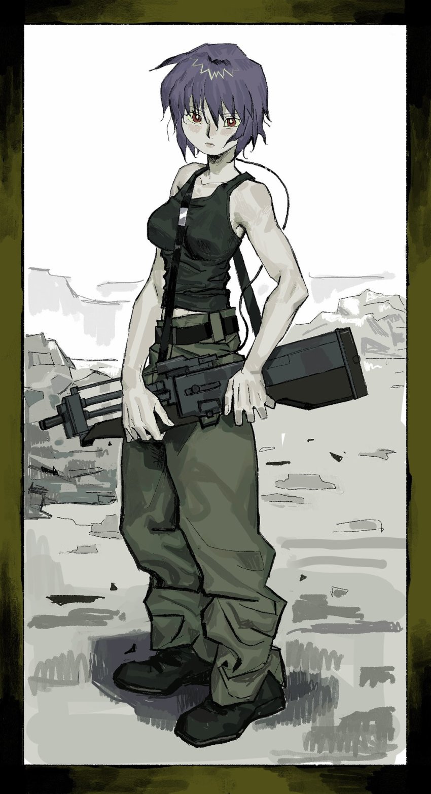 Kusanagi Motoko (Ghost In The Shell) Rule 34 Image