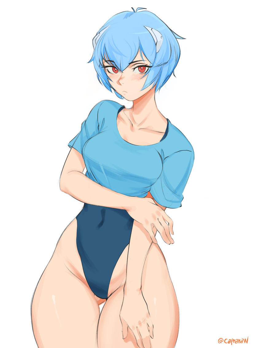 Ayanami Rei (Neon Genesis Evangelion) Rule 34 Image