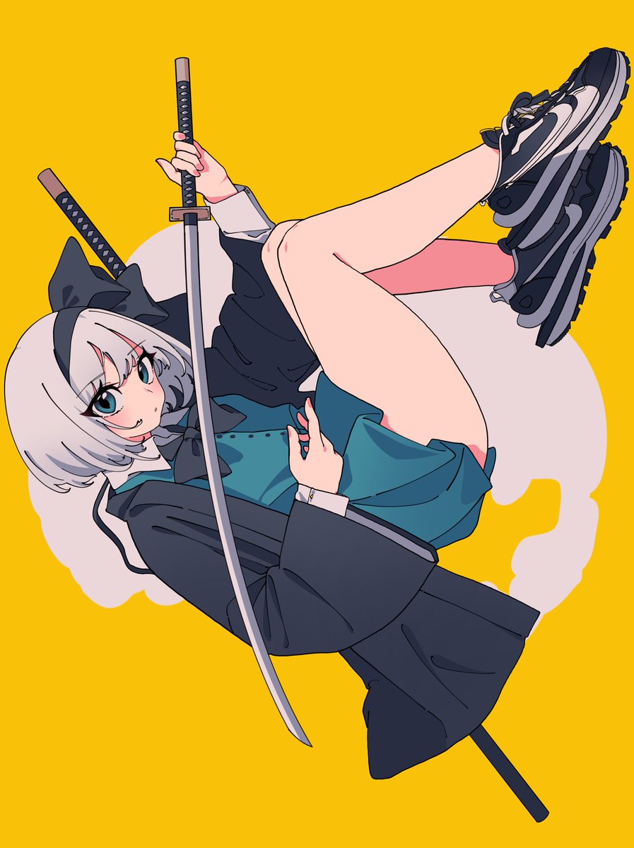 Konpaku Youmu (Touhou) Rule 34 Image