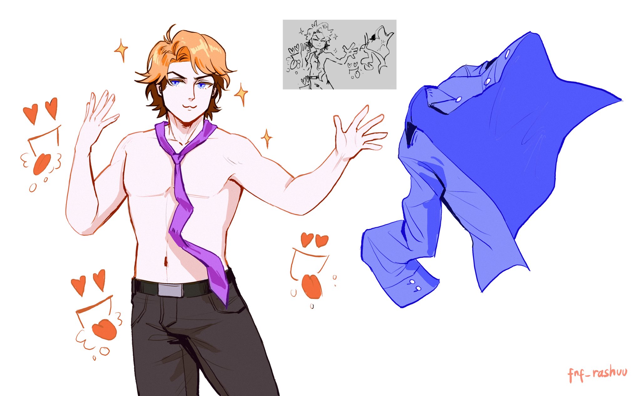 Senpai (Friday Night Funkin) Rule 34 Image